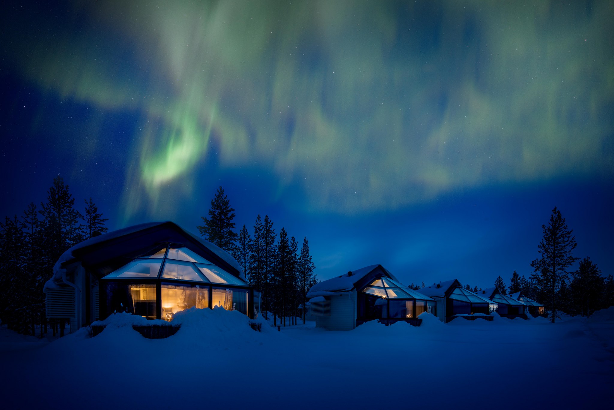 igloos aurora borealis (1)