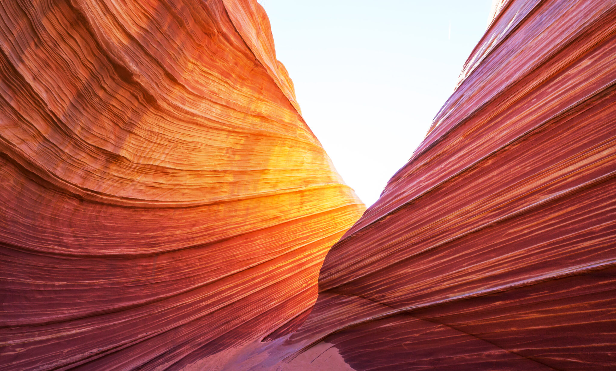 The Wave, Arizona, Vermillion Cliffs, Paria Canyon State Park in the USA. Amazing natural background