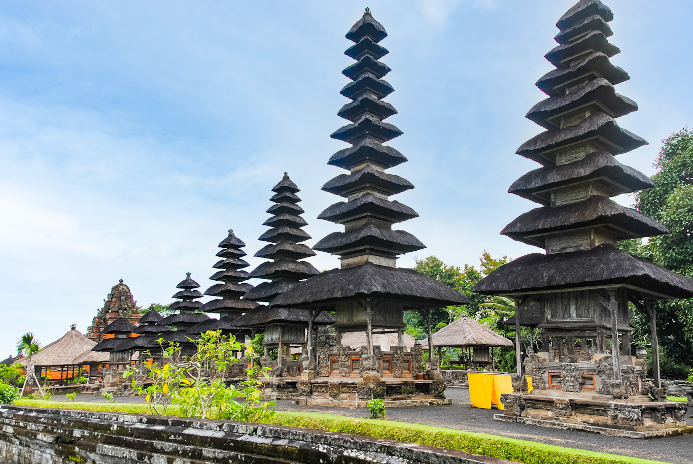 Pura Taman Ayun is a compound of Balinese temple and garden with water features located in Mengwi subdistrict in Badung Regency, Bali, Indonesia.